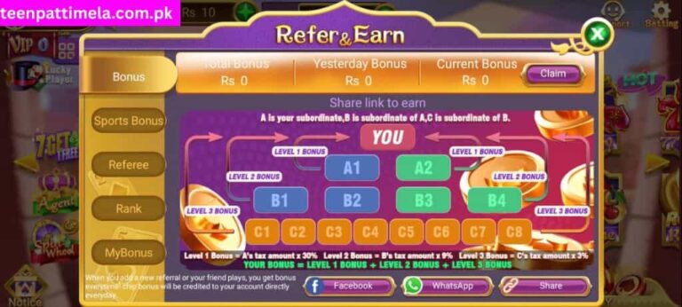 3Patti Mela Agent Rewards